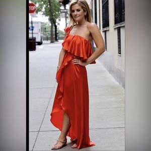 ALEXIS
Austyn Silk One Shoulder Dress